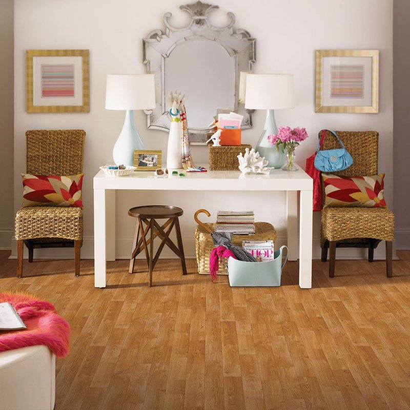 Can I get a farmhouse look with luxury vinyl flooring?