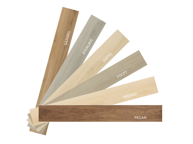 SolidTech flooring swatch fan
